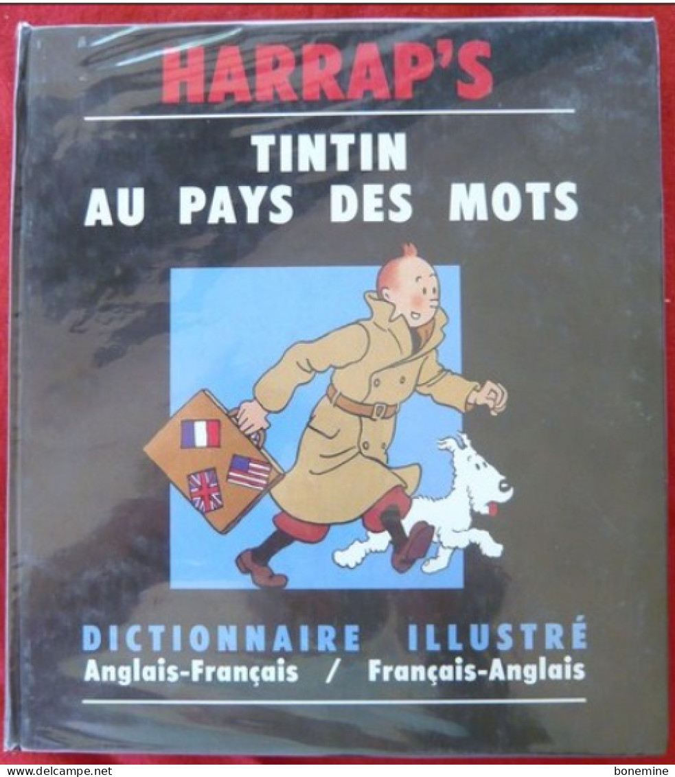 Harrap's Tintin Au Pays Des Mots Dictionnaire Illustré EO 1989 TTBE - Woordenboeken