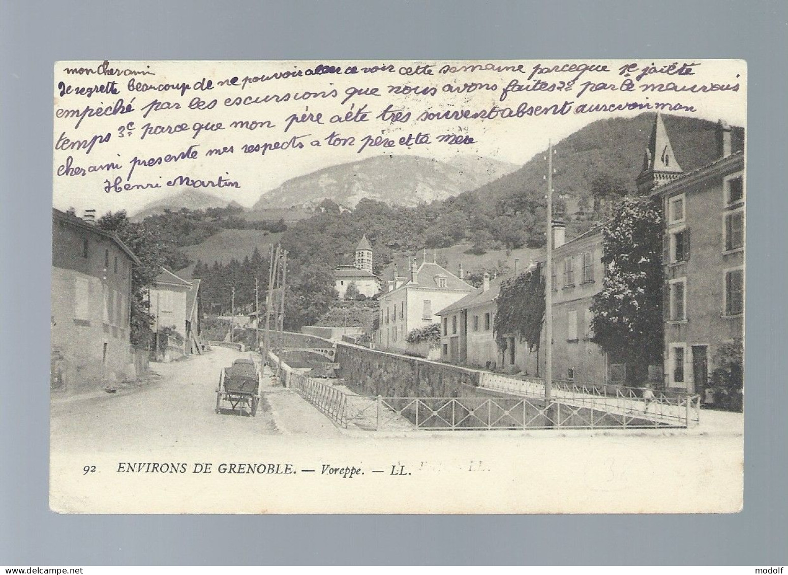 CPA - 38 - Environs De Grenoble - Voreppe - Circulée En 1903 - Voreppe