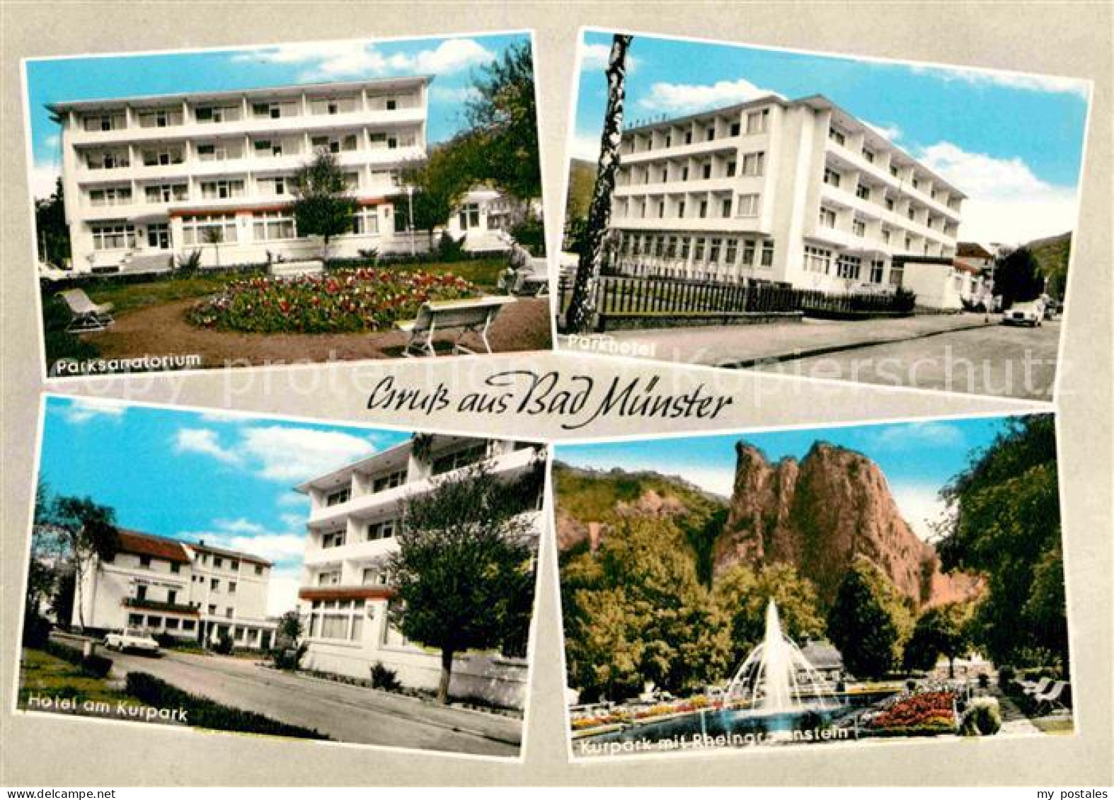 72784625 Bad Muenster Stein Ebernburg Parksanatorium Kurpark Rheingrafenstein Ba - Sonstige & Ohne Zuordnung