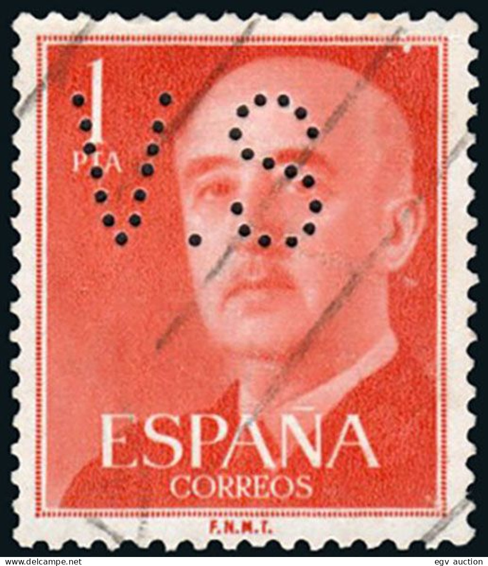 Madrid - Perforado - Edi O 1153 - "V.S" (Librería) - Used Stamps