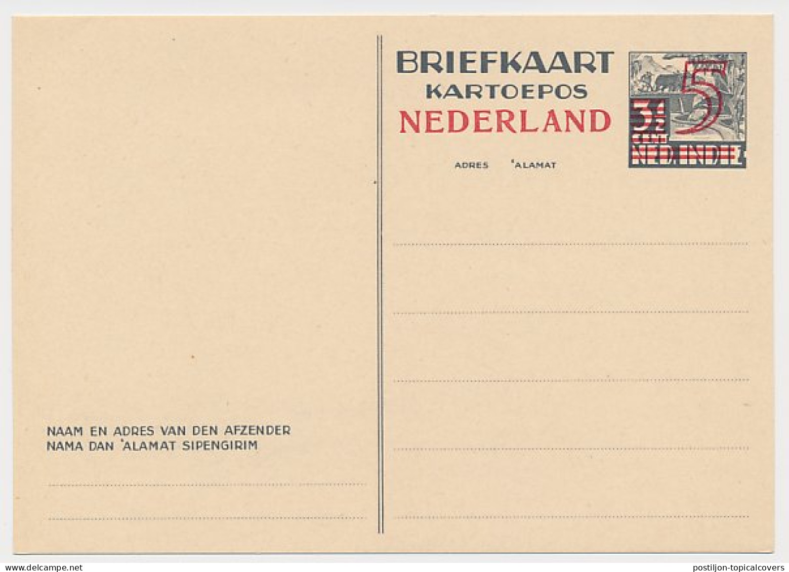 Briefkaart G. 280 - Entiers Postaux