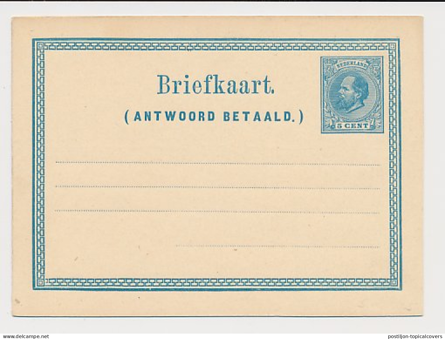 Briefkaart G. 9 - Postal Stationery
