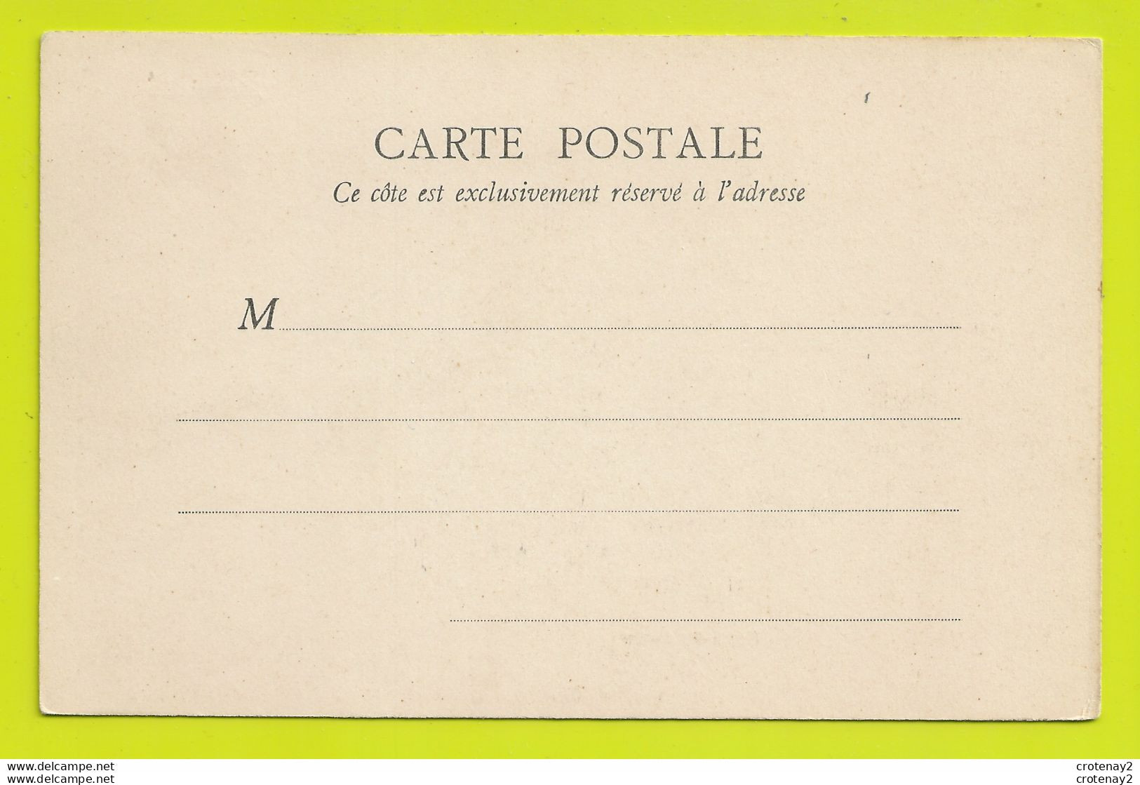 13 MARSEILLE L'Hôtel Des Postes Vers 1904 édit B.F Paris TBE VOIR DOS Non Séparé - The Canebière, City Centre