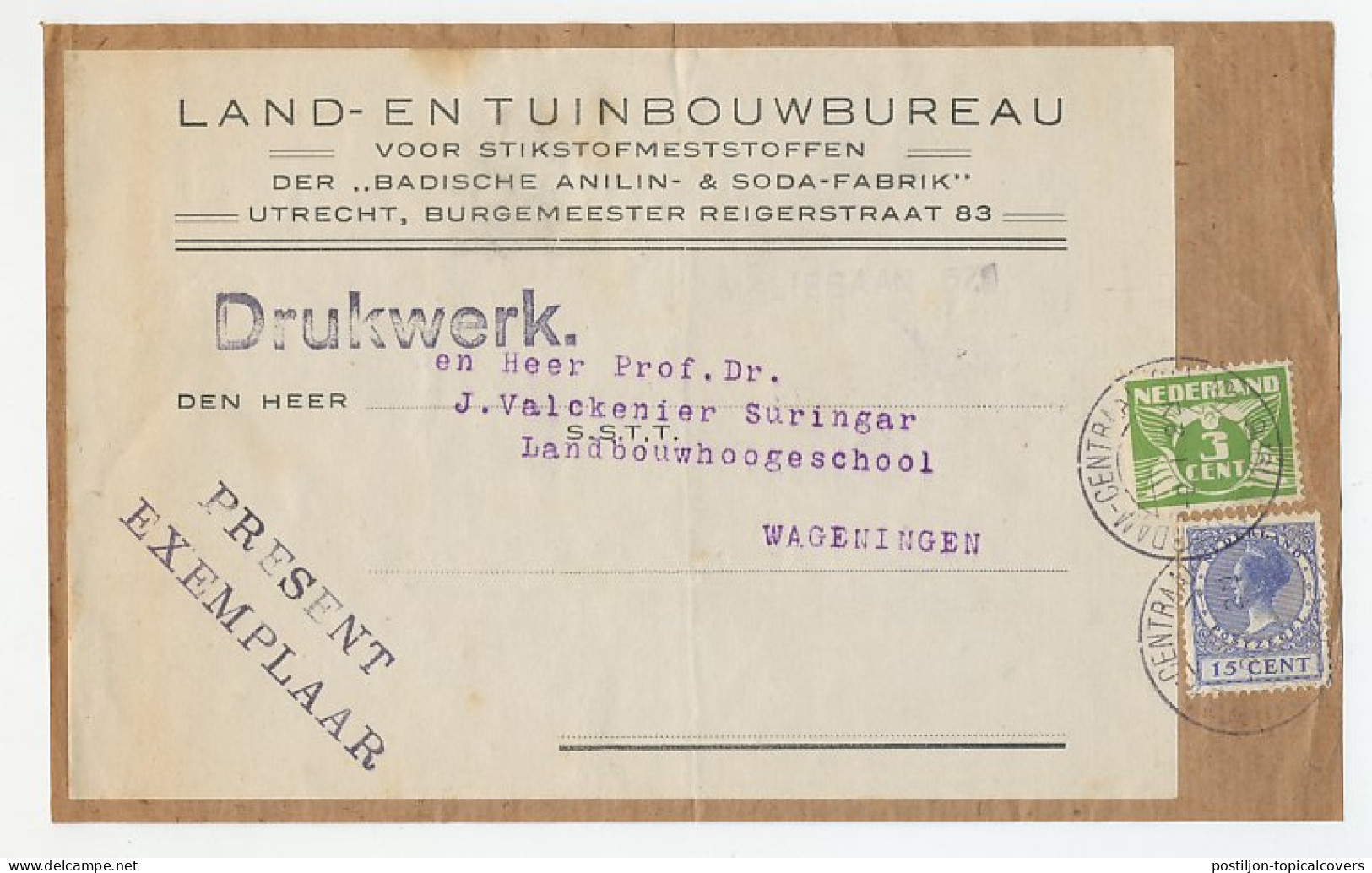 Em. Duif / Veth Amsterdam - Wageningen 1926 - Ohne Zuordnung