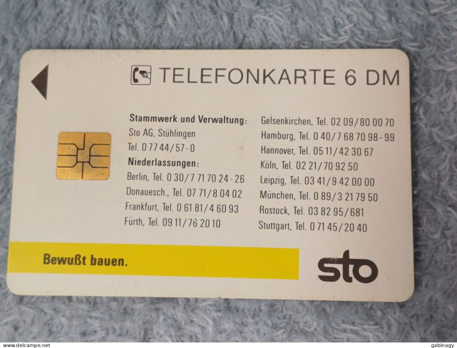 GERMANY-1187 - O 2107 - Sto - Bauunternehmen - 5.000ex. - O-Series : Séries Client