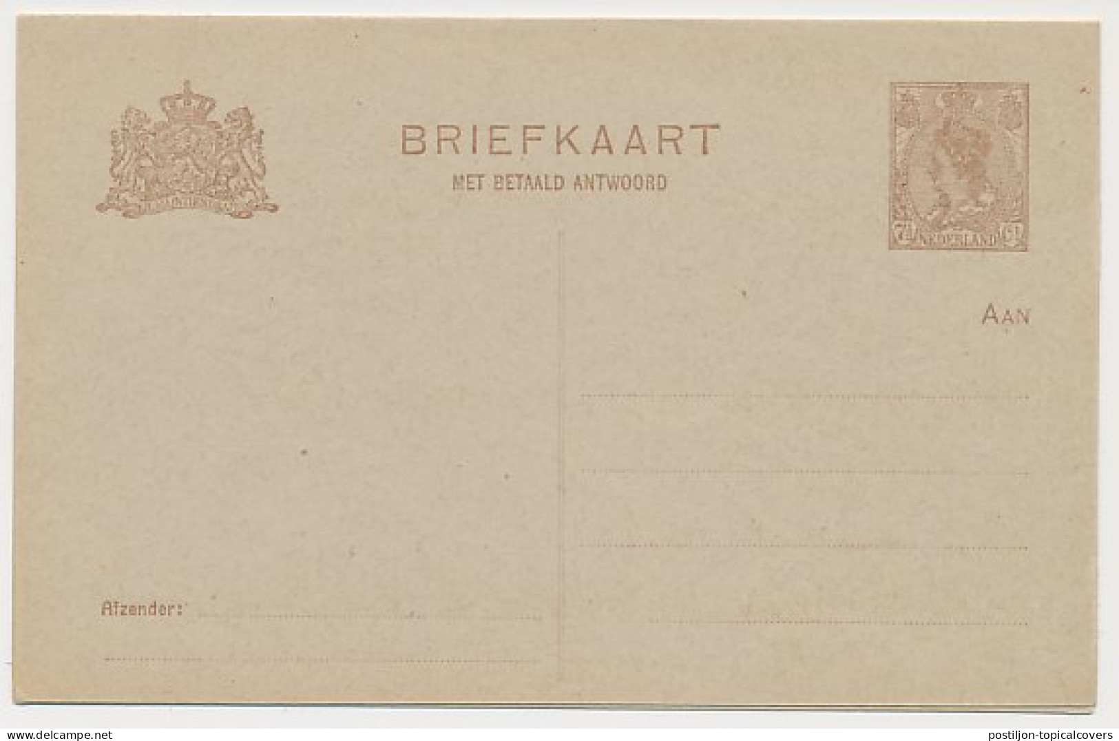 Briefkaart G. 192 - Ganzsachen
