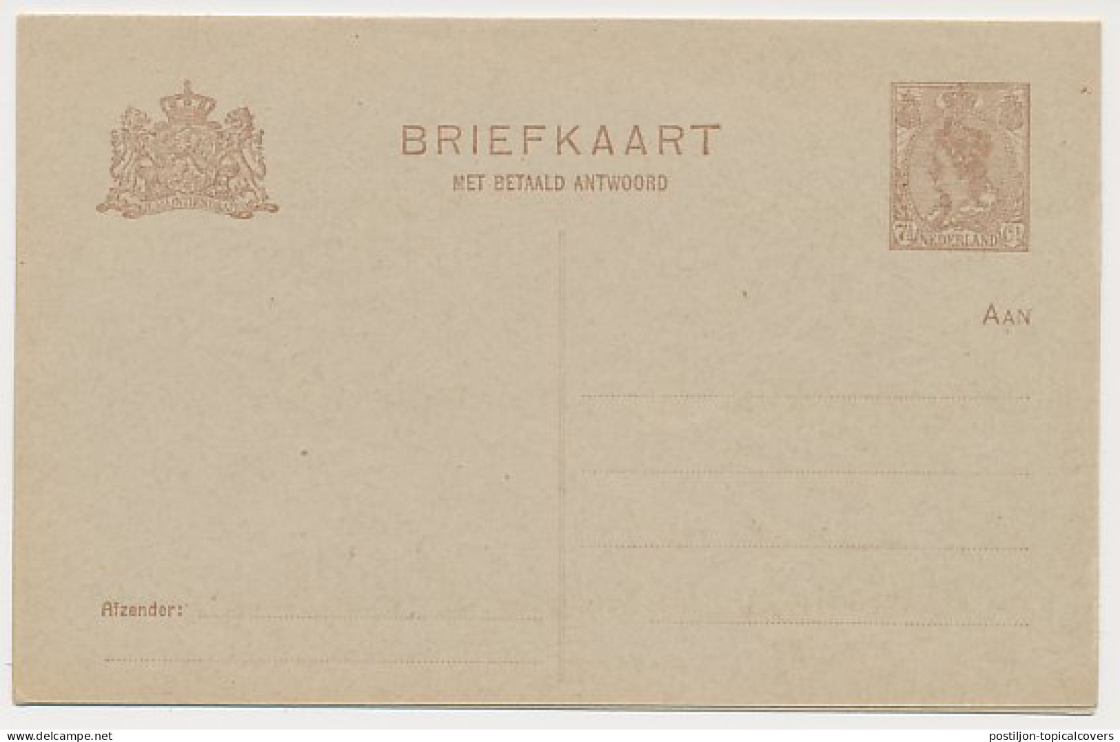 Briefkaart G. 192 - Postal Stationery