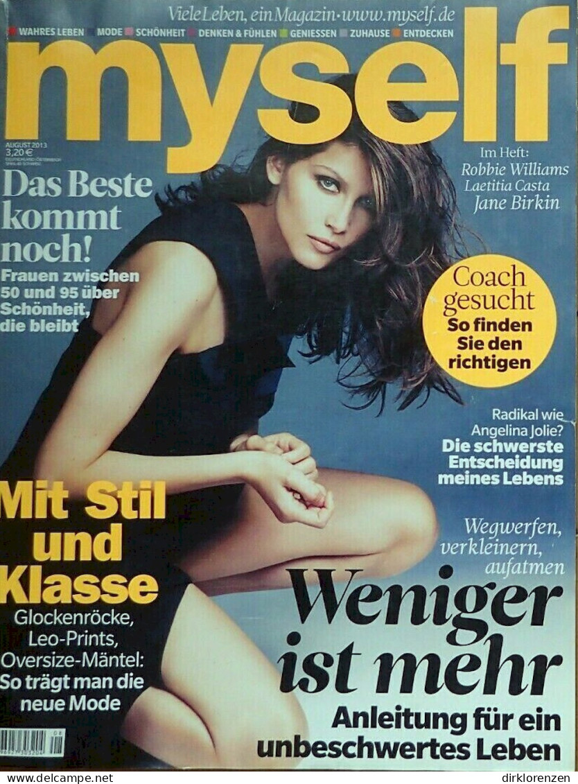 Myself Magazine Germany 2013-08 Laetitia Casta - Zonder Classificatie