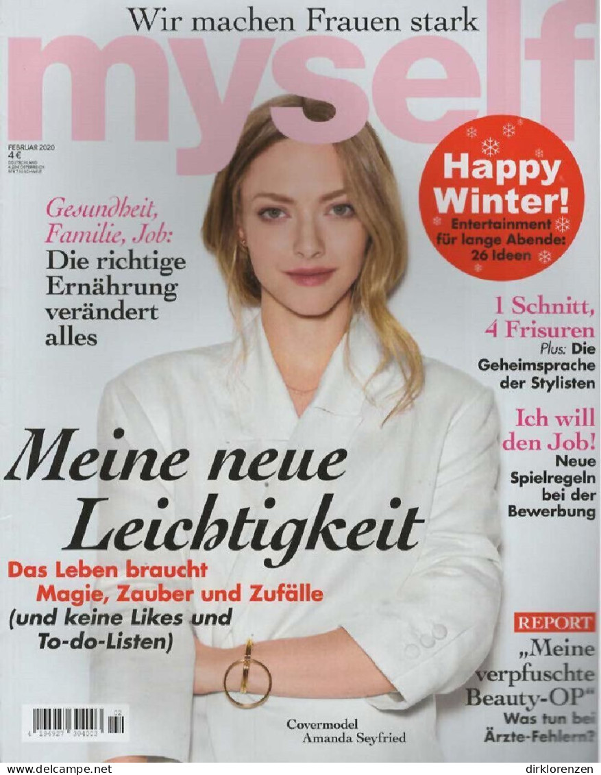 Myself Magazine Germany 2020-02 Amanda Seyfried - Zonder Classificatie