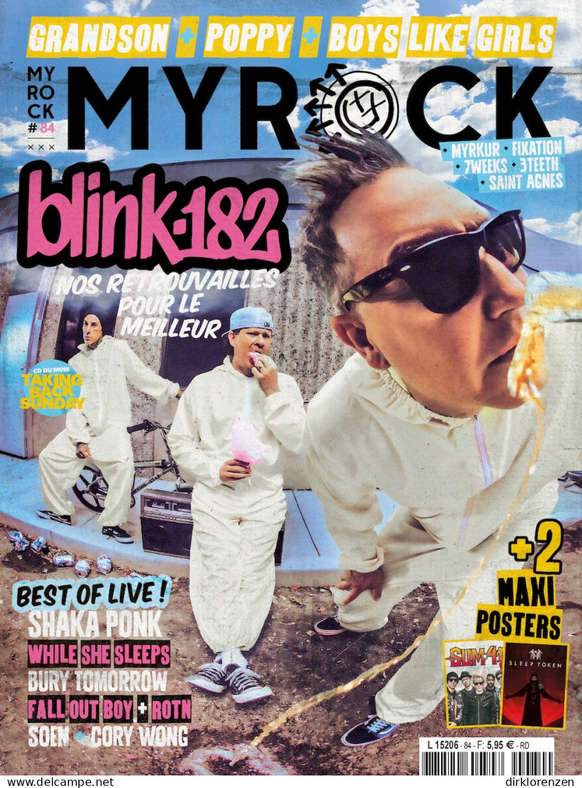 MyRock Magazine France 2023 #84 Blink 182 Sum 41 Sleep Token Fall Out Boy  - Unclassified