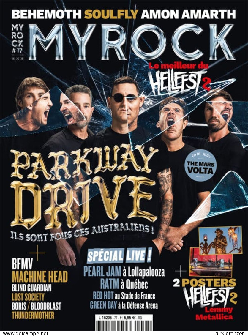 MyRock Magazine France 2022 #77 Parkway Drive The Hu Lemmy Metallica - Ohne Zuordnung