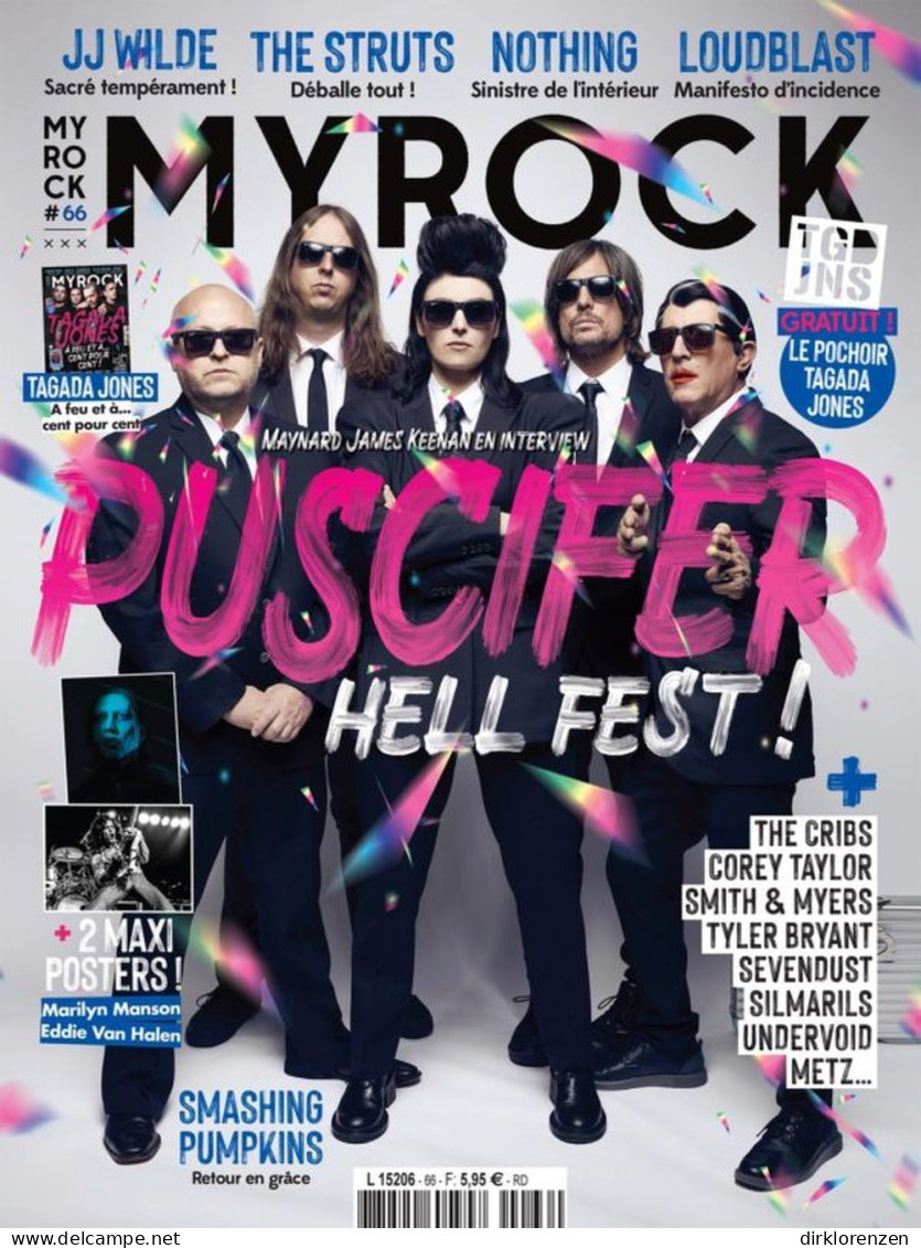 MyRock Magazine France 2020 #66 Puscifer Hell Fest Tagada Jones Smashing Pumpkins - Zonder Classificatie