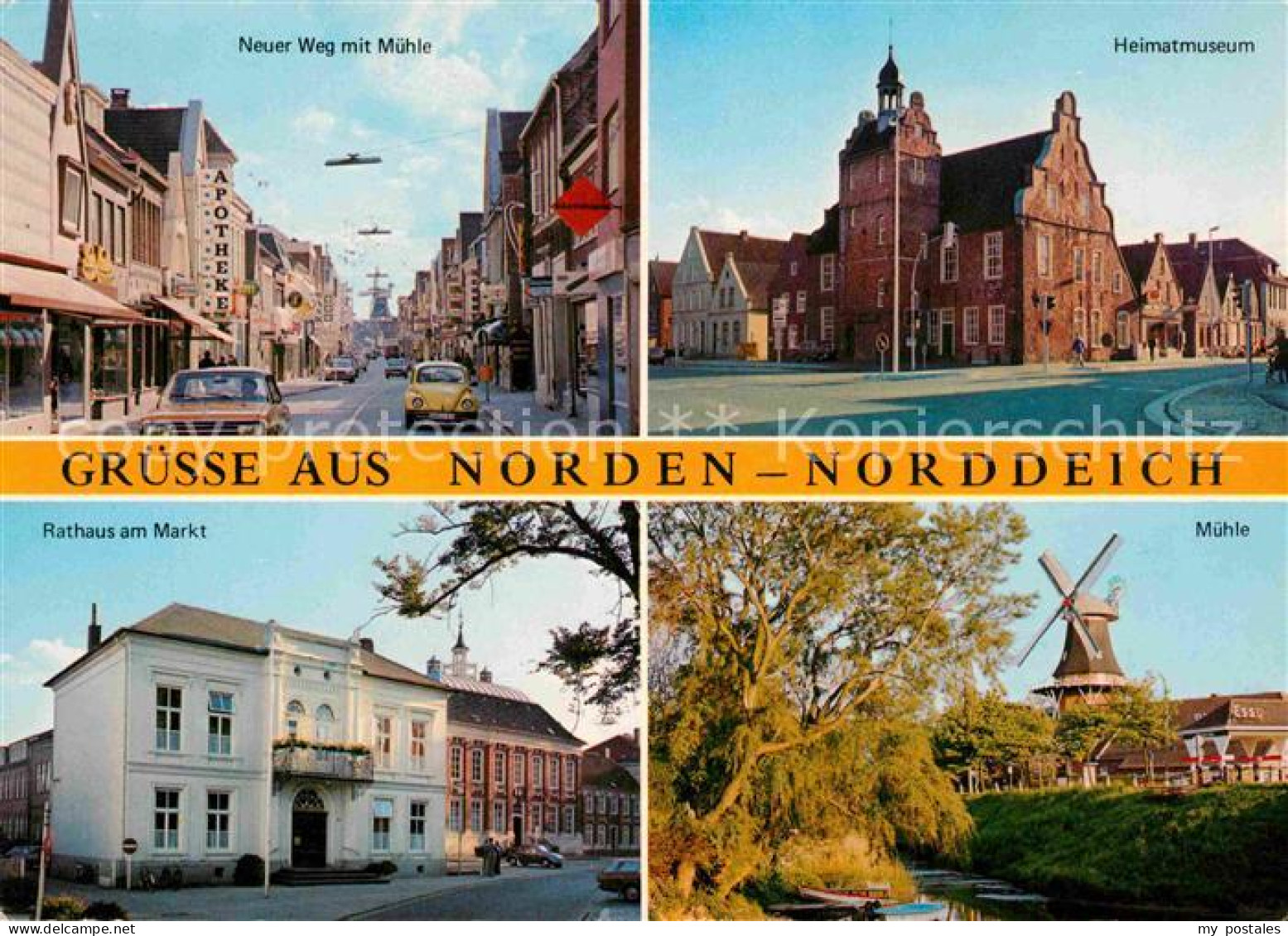 72784078 Norden Norddeich Ostfriesland Neuer Weg Heimatmuseum Rathaus Am Markt M - Altri & Non Classificati