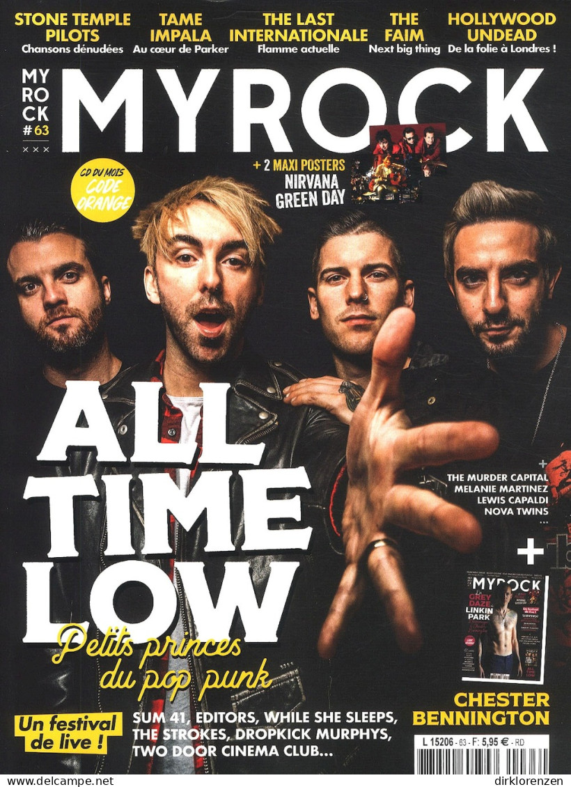 MyRock Magazine France 2020 #63 All Time Low Nirvana Green Day Lewis Capaldi - Ohne Zuordnung