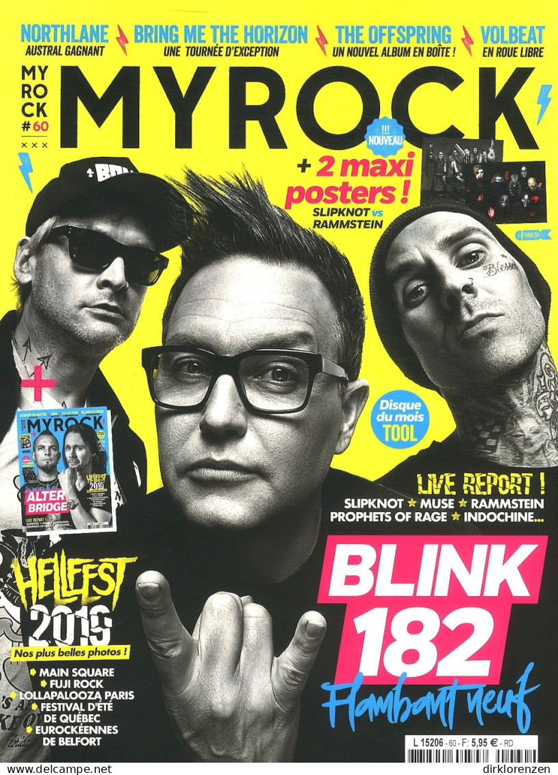 MyRock Magazine France 2019 #60 Blink 182 Slipknot Rammstein Main Square - Ohne Zuordnung