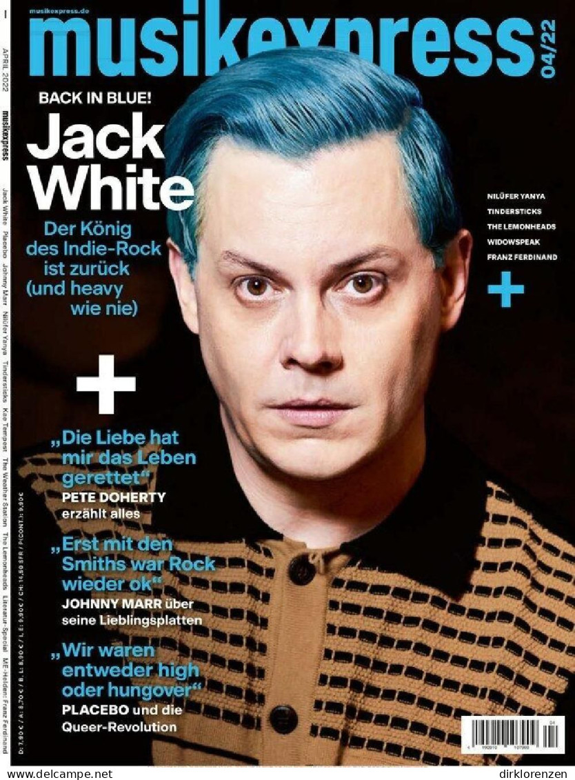 Musikexpress Magazine Germany 2022-04 Jack White Pete Doherty Johnny Marr - Ohne Zuordnung