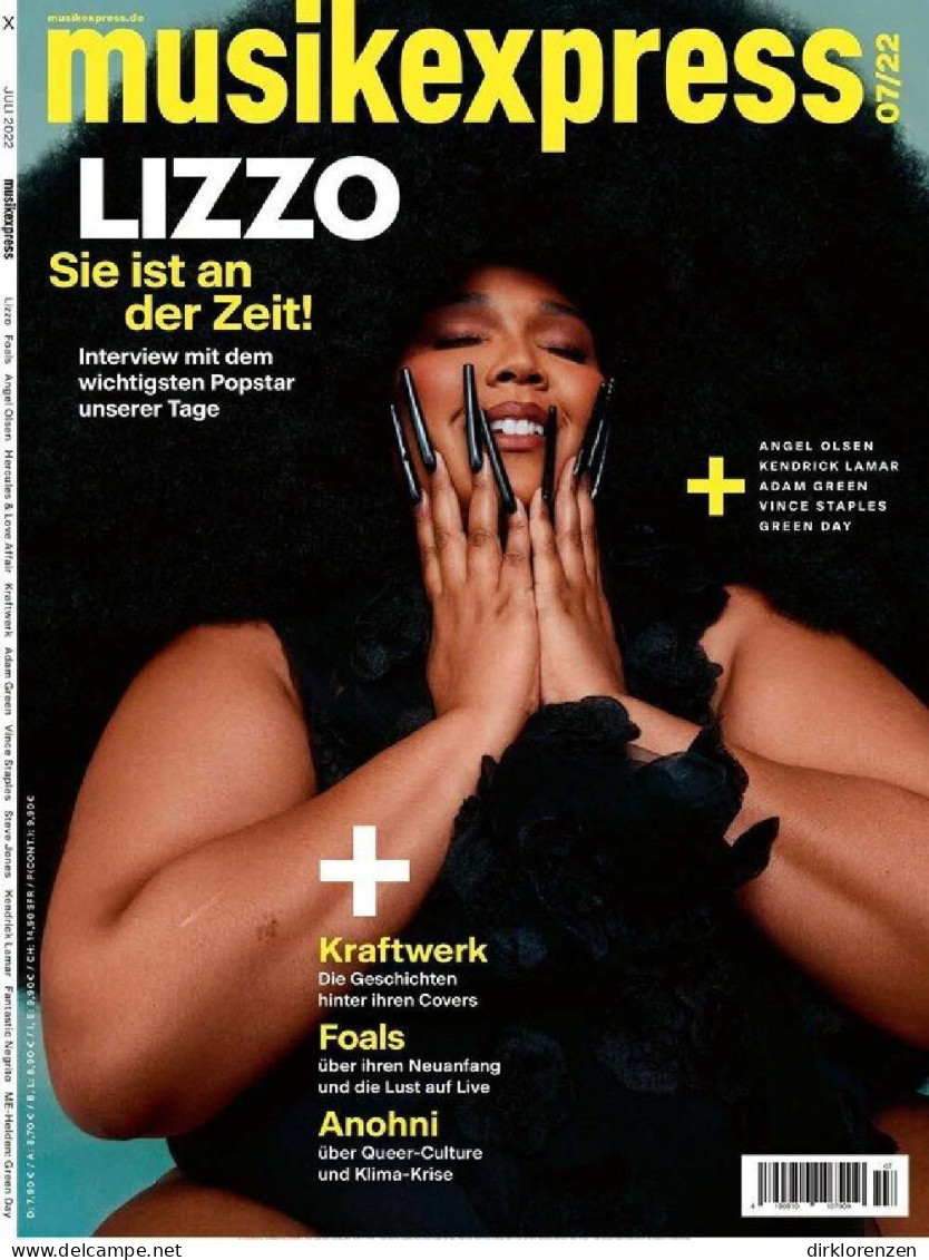 Musikexpress Magazine Germany 2022-07 Lizzo Kraftwerk Foals Anohni - Ohne Zuordnung