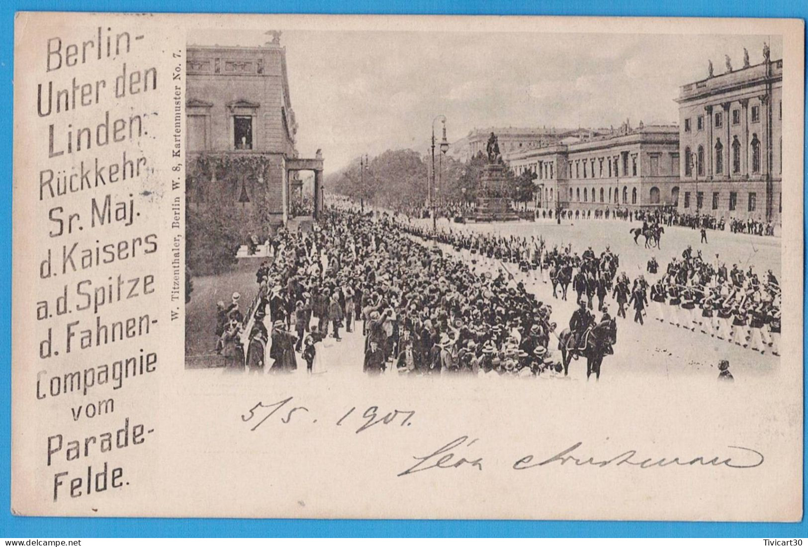 CPA ALLEMAGNE - BERLIN - COMPAGNIE VOM PARADE FELDE - - Other & Unclassified
