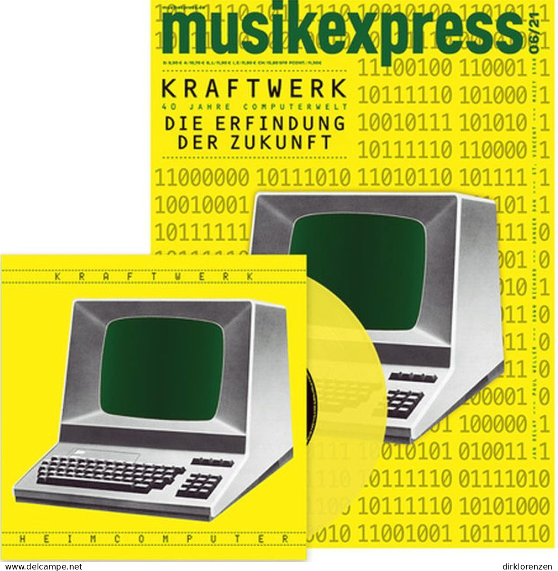 Musikexpress Magazine Germany 2021-06 Kraftwerk + Single - Zonder Classificatie