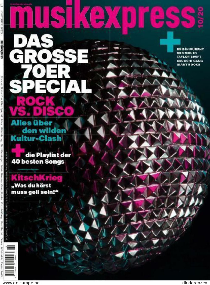 Musikexpress Magazine Germany 2020-10 Disco Taylor Swift - Zonder Classificatie