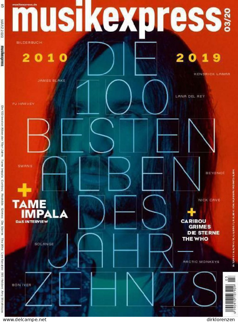 Musikexpress Magazine Germany 2020-03 Tame Impala - Zonder Classificatie