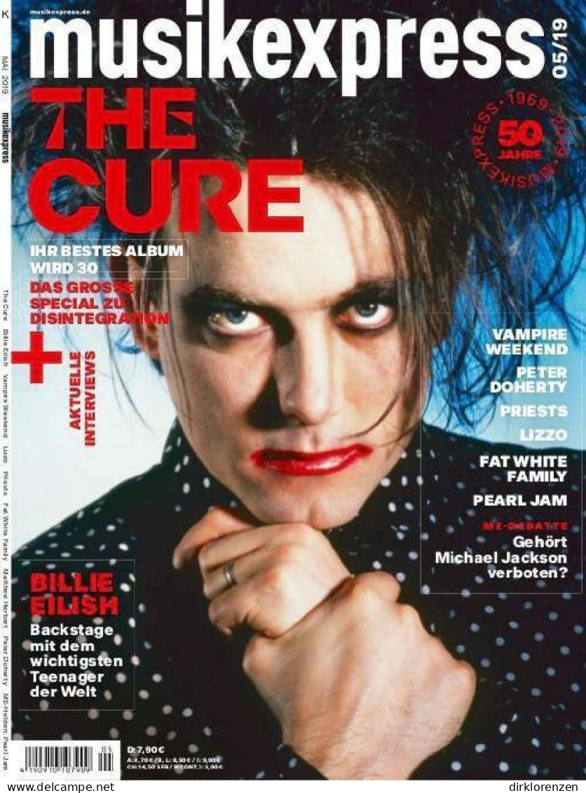 Musikexpress Magazine Germany 2019-05 The Cure Billie Eilish - Zonder Classificatie