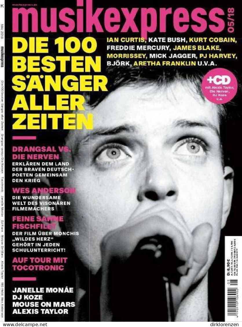 Musikexpress Magazine Germany 2018-05 Ian Curtis Joy Division - Zonder Classificatie
