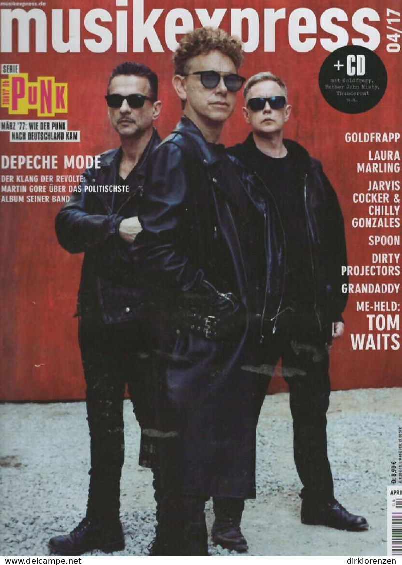 Musikexpress Magazine Germany 2017-04 Depeche Mode Goldfrapp Tom Waits - Zonder Classificatie