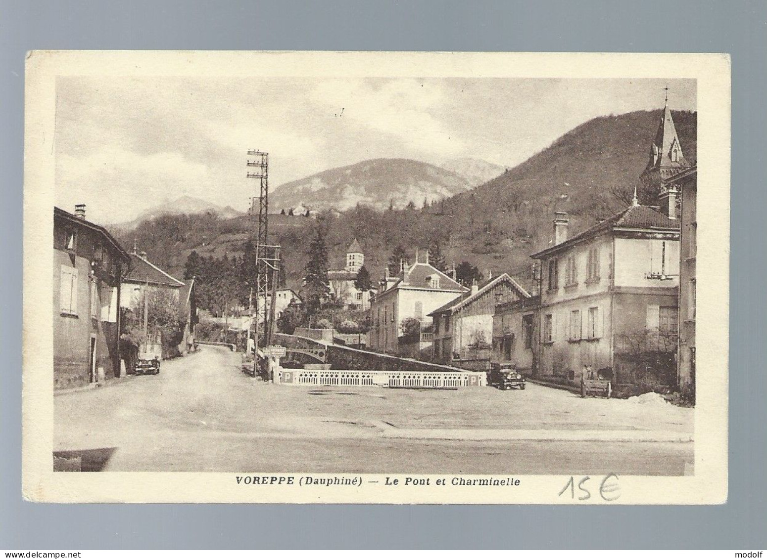 CPA - 38 - Voreppe - Le Pont Et Charminelle - Circulée - Voreppe