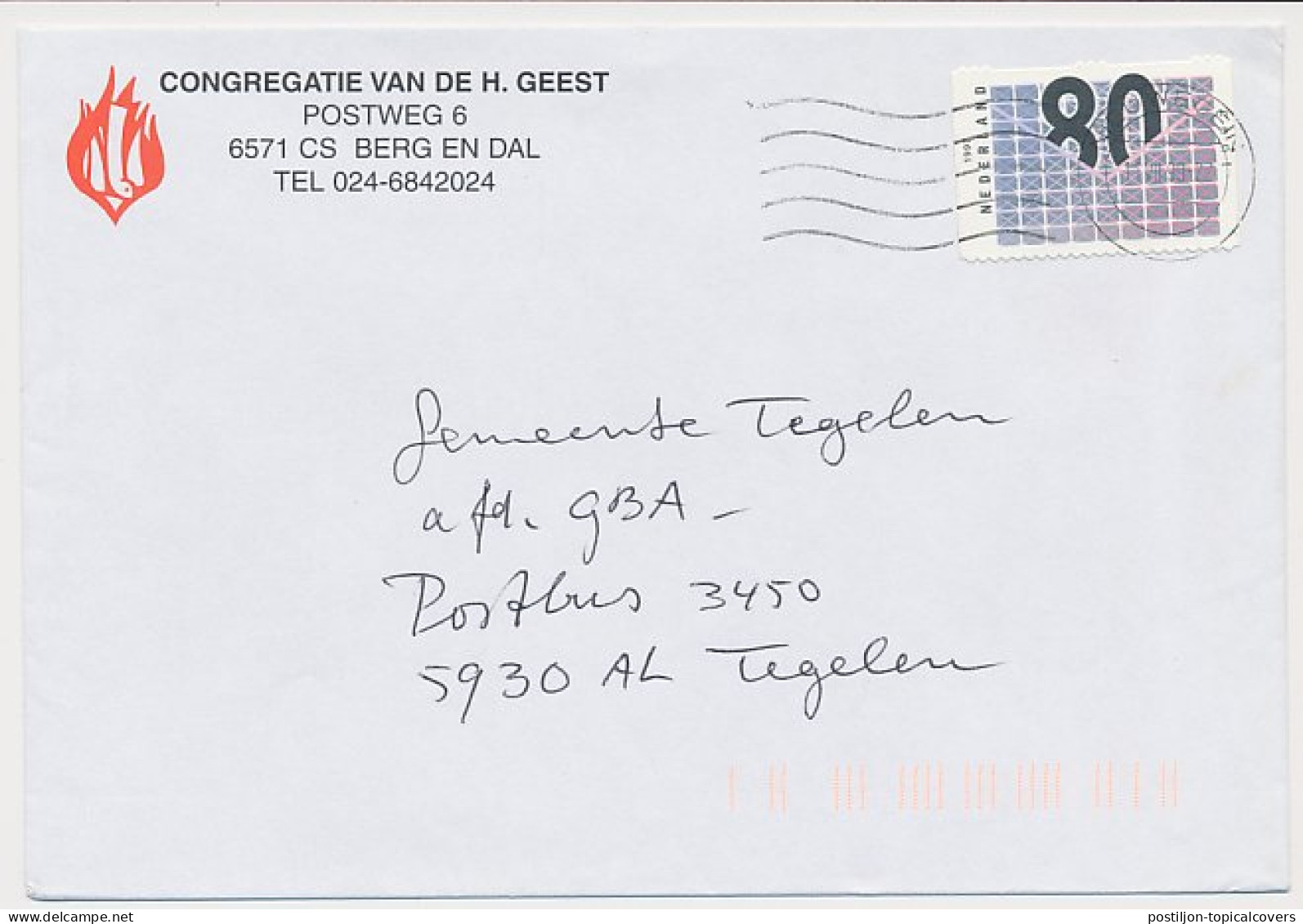 Envelop Berg En Dal 1999 - Congregatie V.d. Heilige Geest - Unclassified