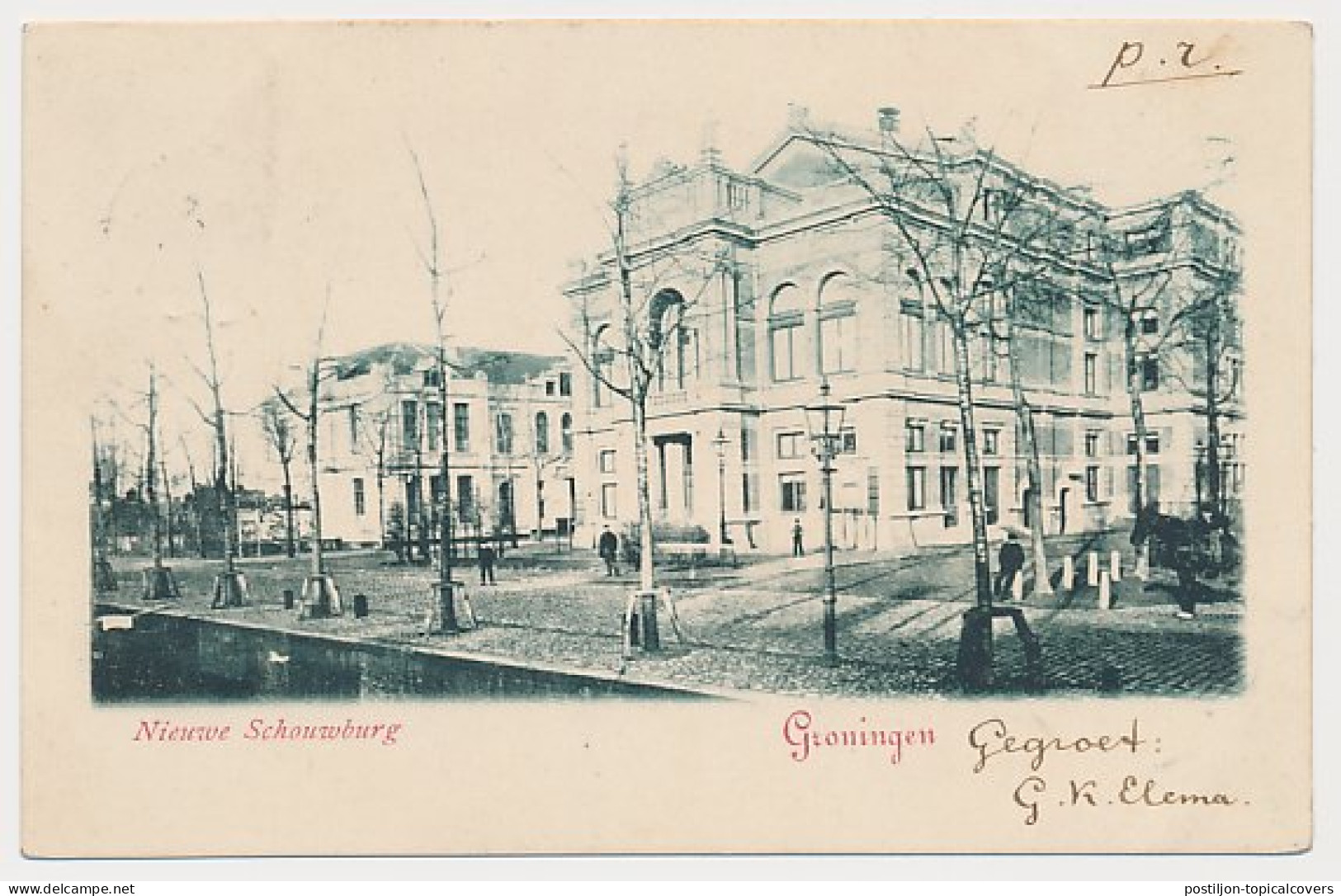 Kleinrondstempel Eenrum 1901 - Ohne Zuordnung