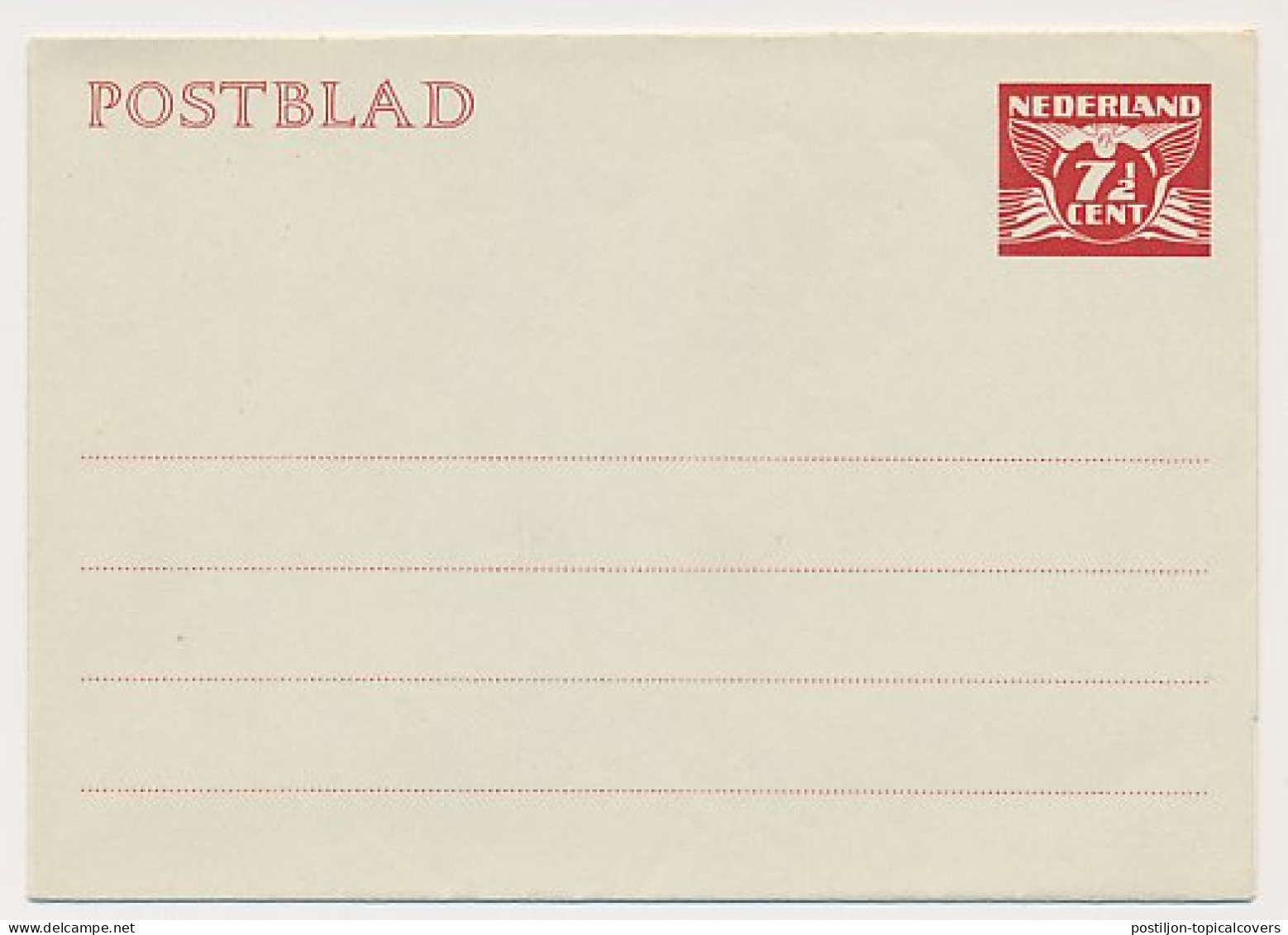 Postblad G. 23 A  - Postal Stationery