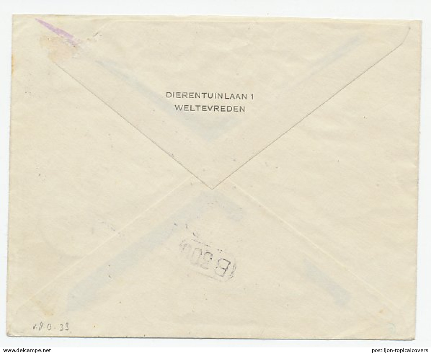 VH B 33 Weltevreden Ned. Indie - Amsterdam 1929 - Unclassified