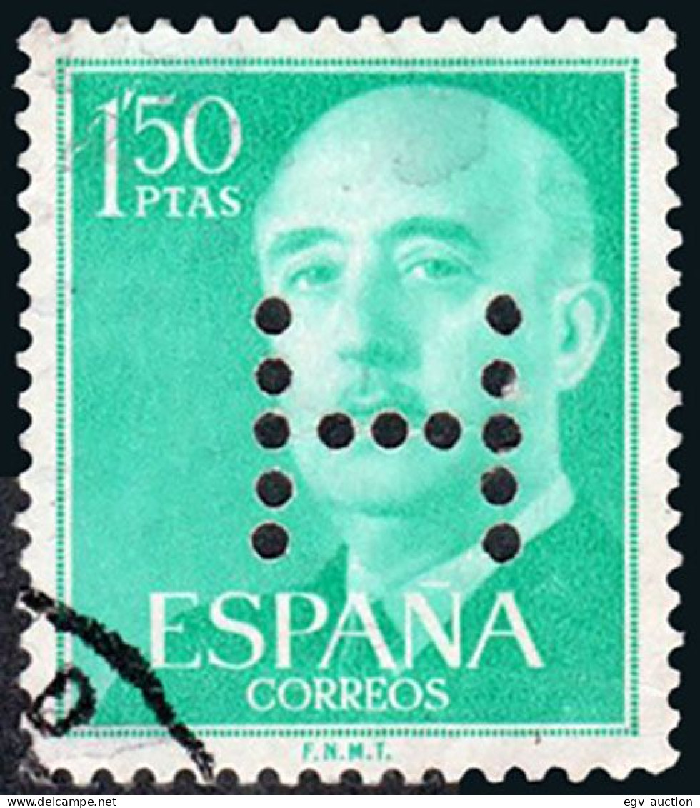 Madrid - Perforado - Edi O 1155 - "H" (Librería) - Used Stamps