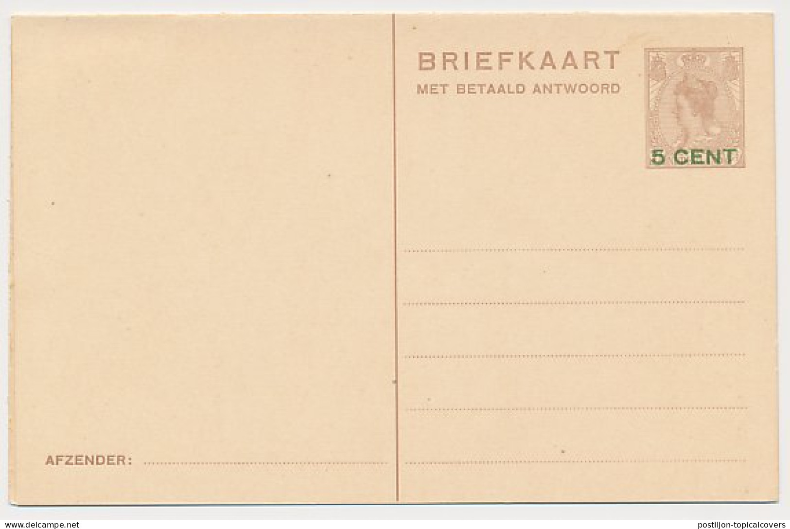 Briefkaart G. 221 - Ganzsachen