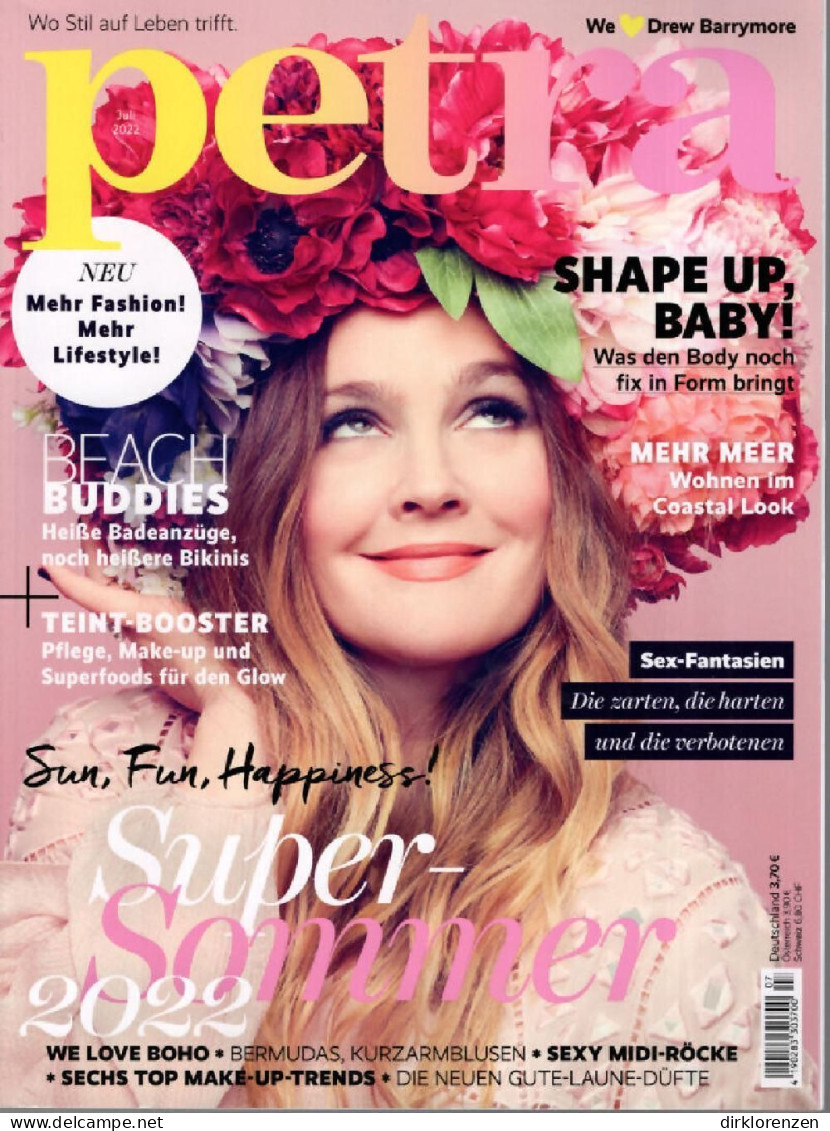 Petra Magazine Germany 2022-07 Drew Barrymore - Unclassified