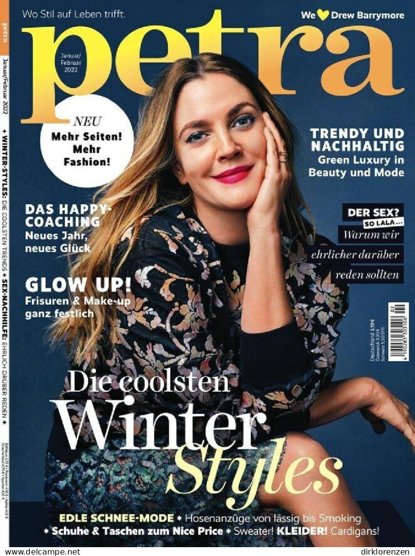Petra Magazine Germany 2022-01+02 Drew Barrymore - Ohne Zuordnung