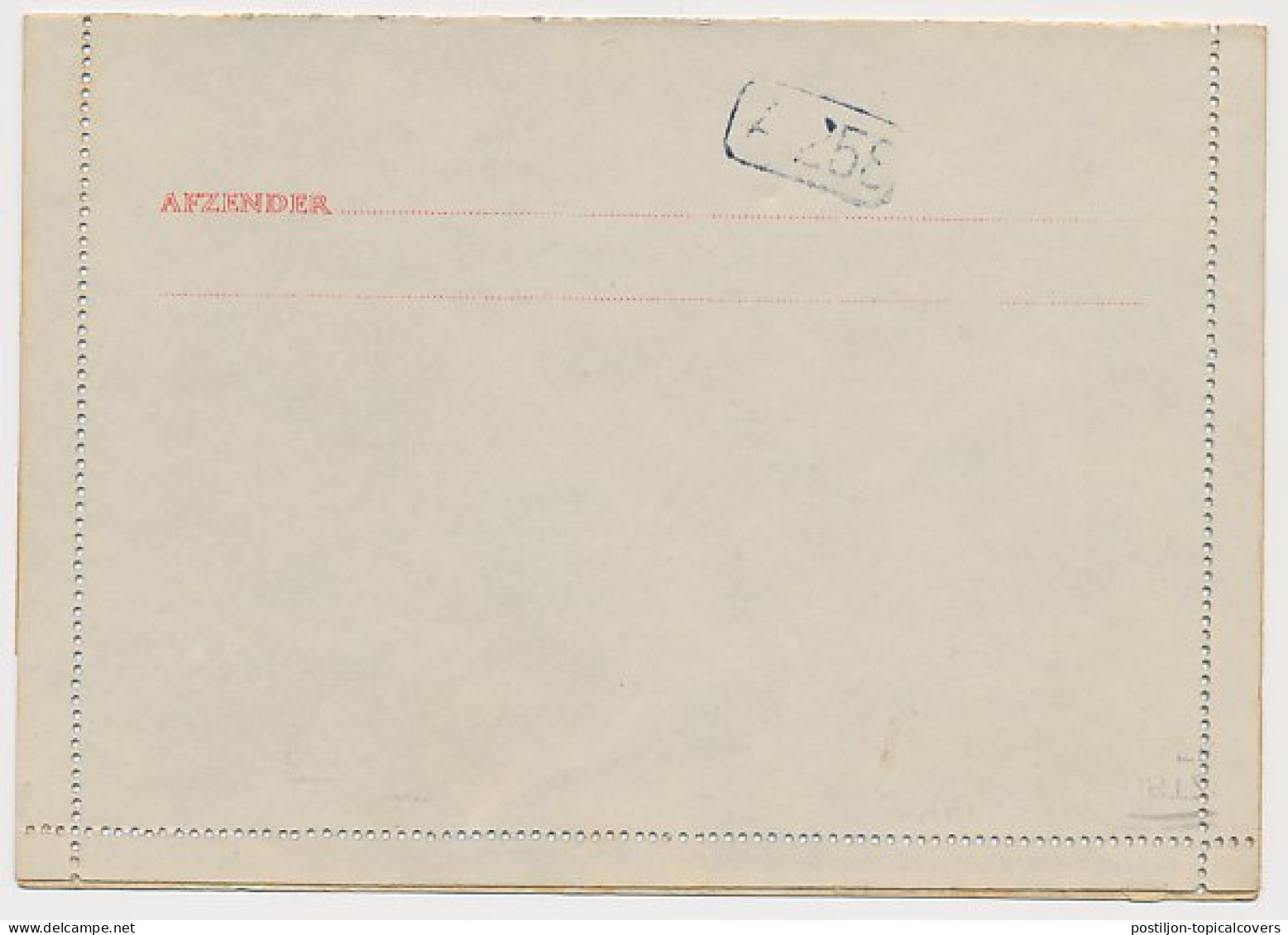 Postblad G. 16 S Gravenhage - Amsterdam 1929 - Interi Postali