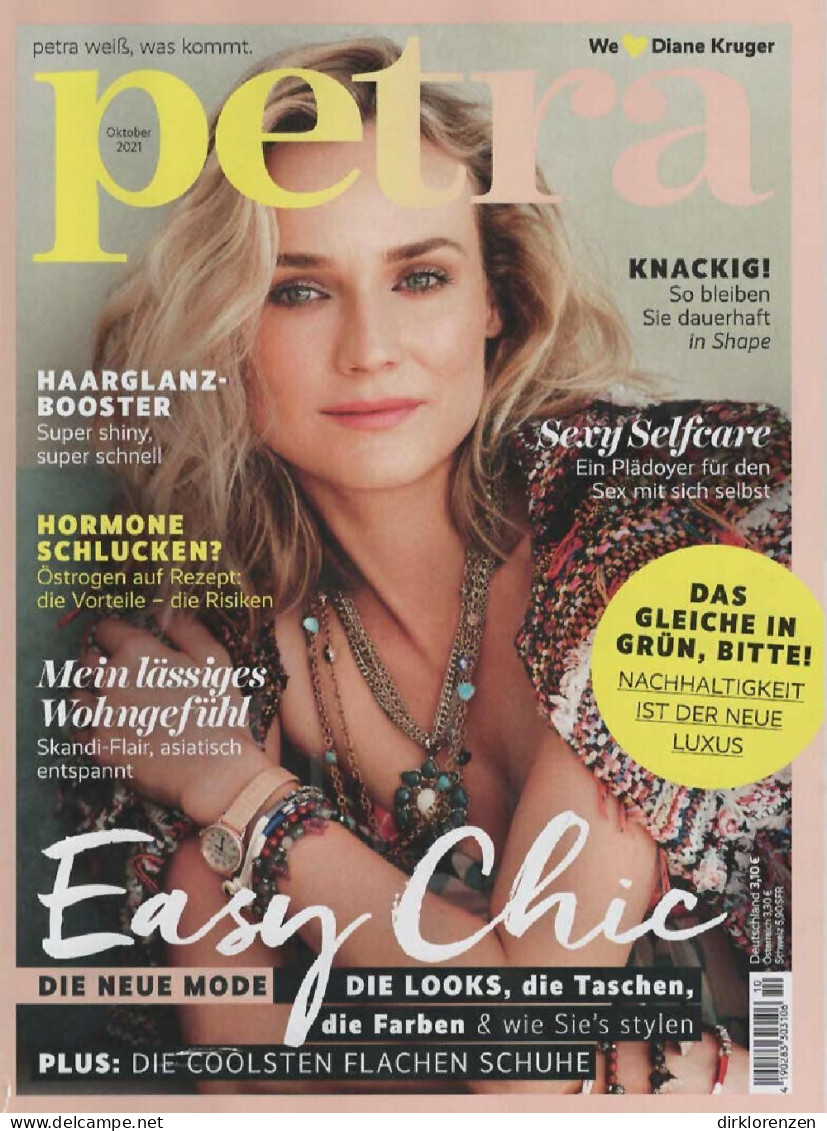 Petra Magazine Germany 2021-10 Diane Kruger - Zonder Classificatie