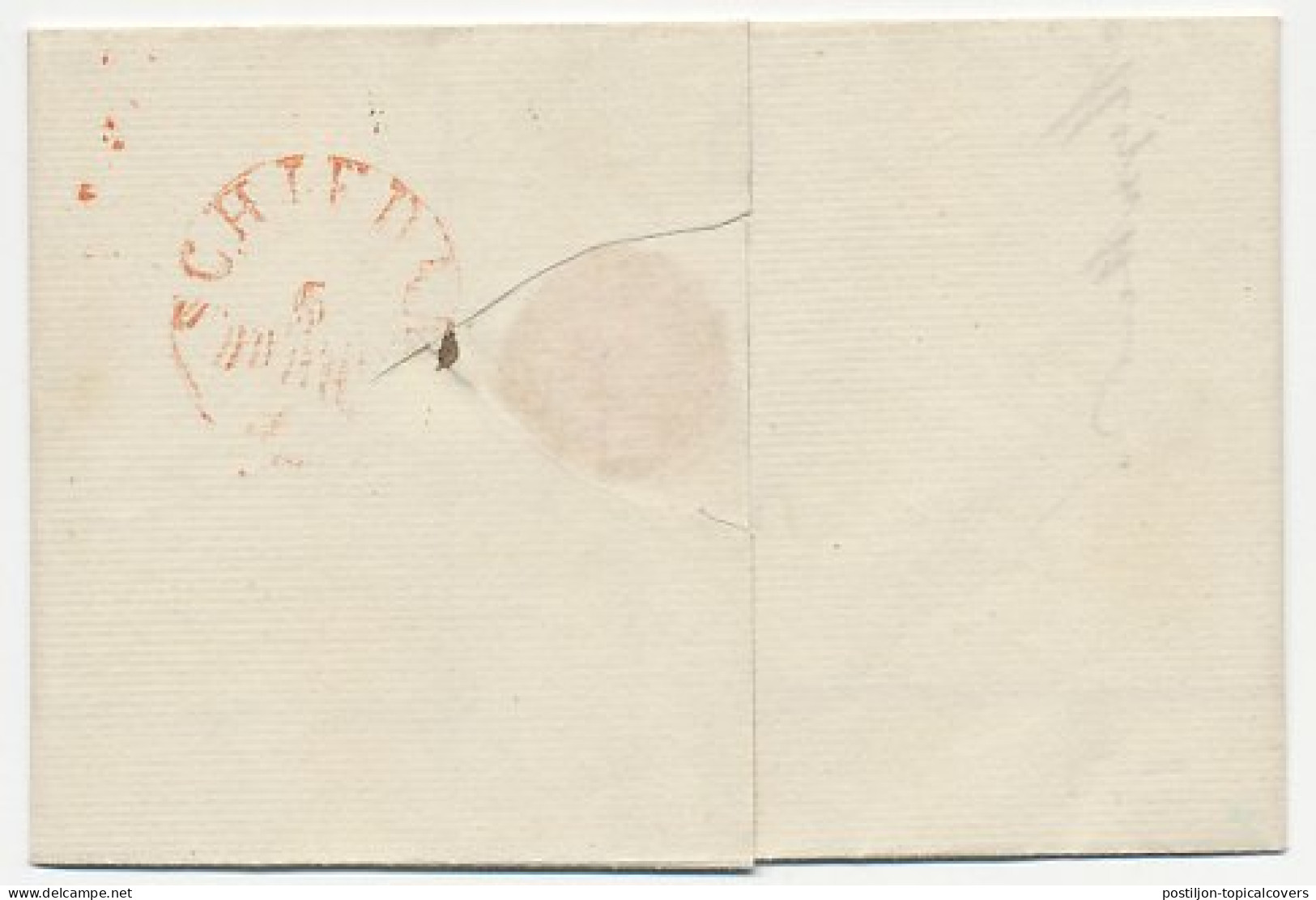 Hellevoetsluis - Schiedam 5.2.1833 - ...-1852 Préphilatélie