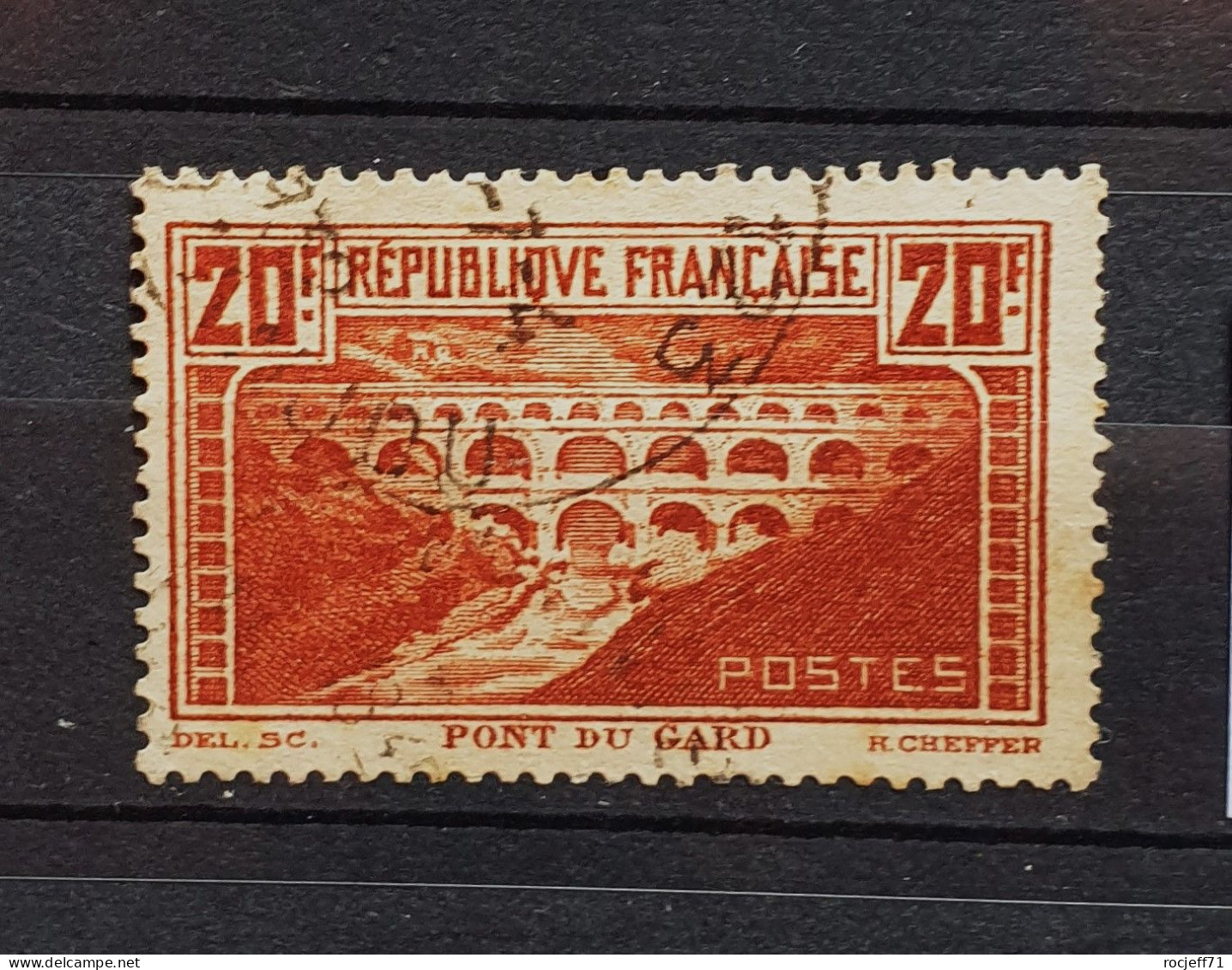 05 - 24 - France - Pont Du Gard N° 262 IIA   - TB - Cote : 55 Euros - Gebruikt