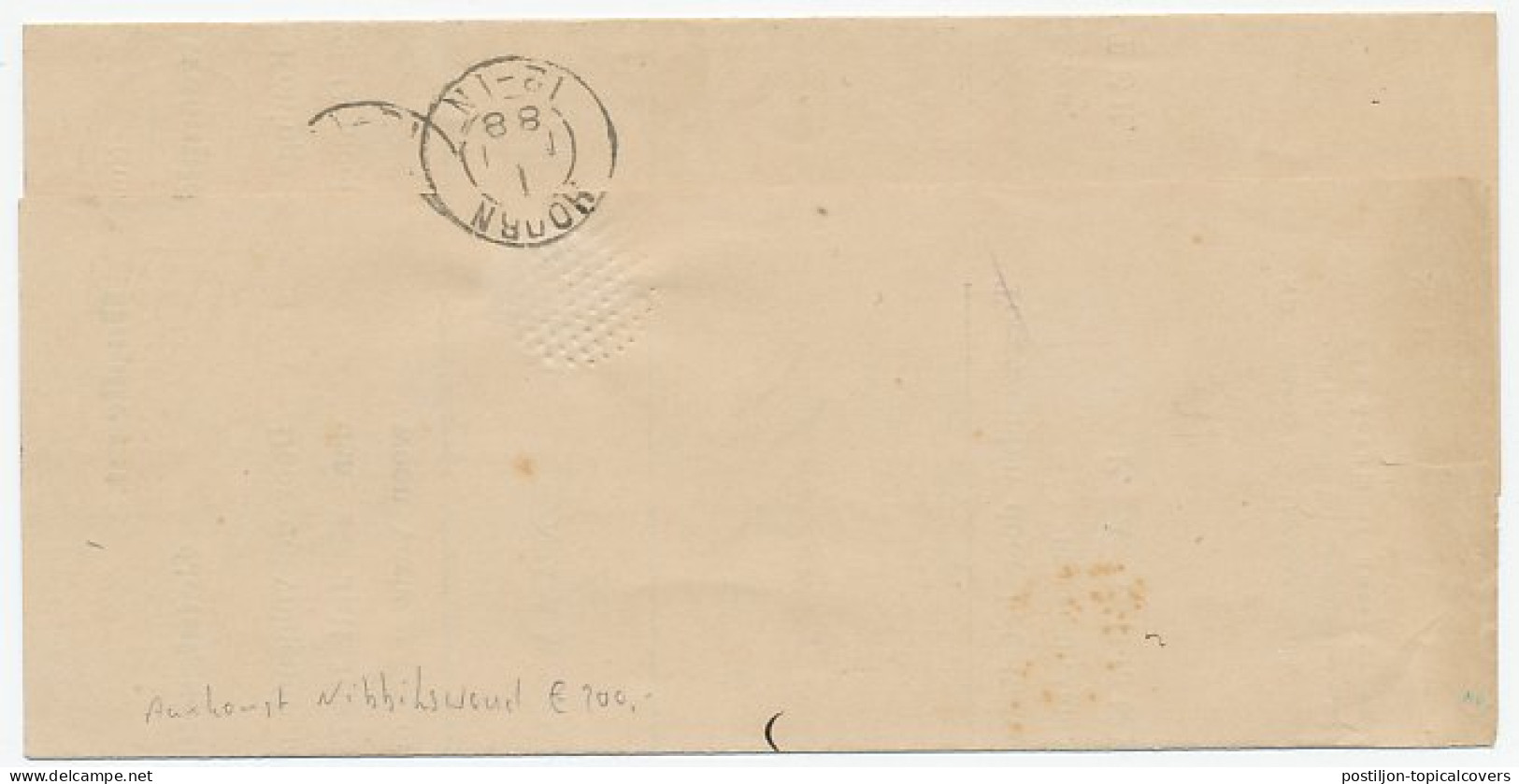 Kleinrondstempel Berkhout - Nibbikswoud 1888 - Ohne Zuordnung