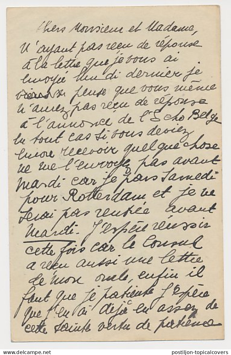 Briefkaart G. 90 A I Z-1 Velp - Lisse 1918 - Entiers Postaux