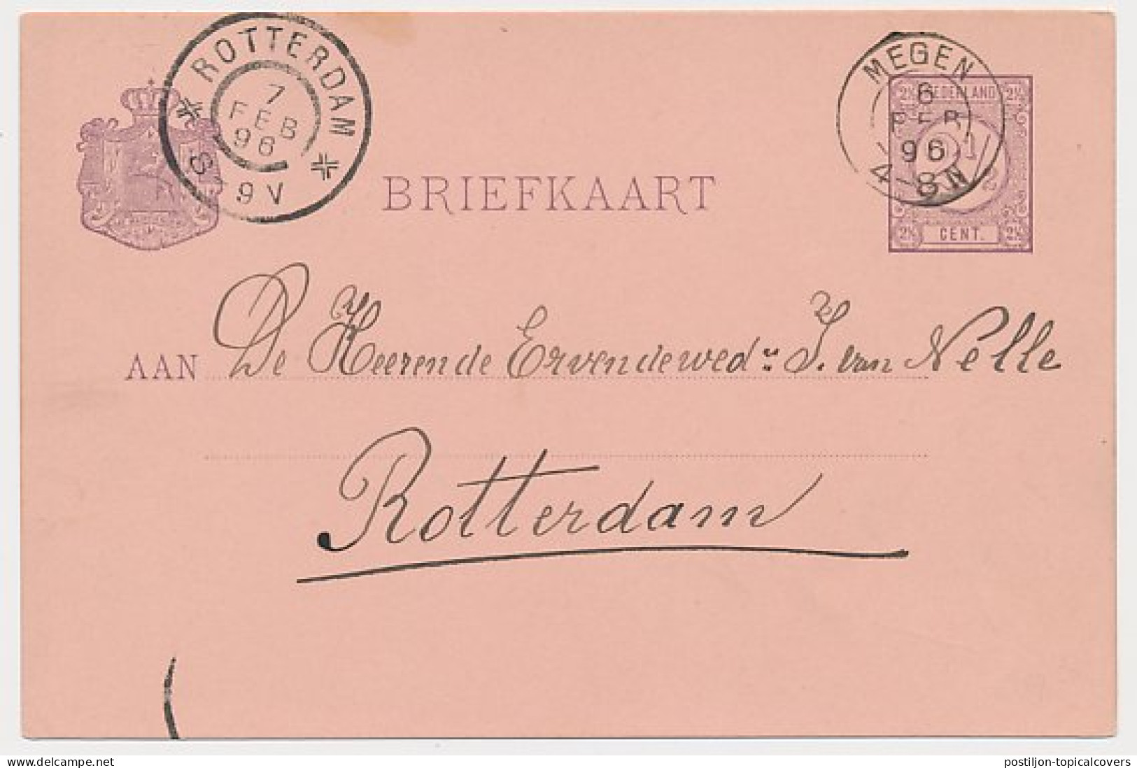 Kleinrondstempel Megen 1896 - Zonder Classificatie