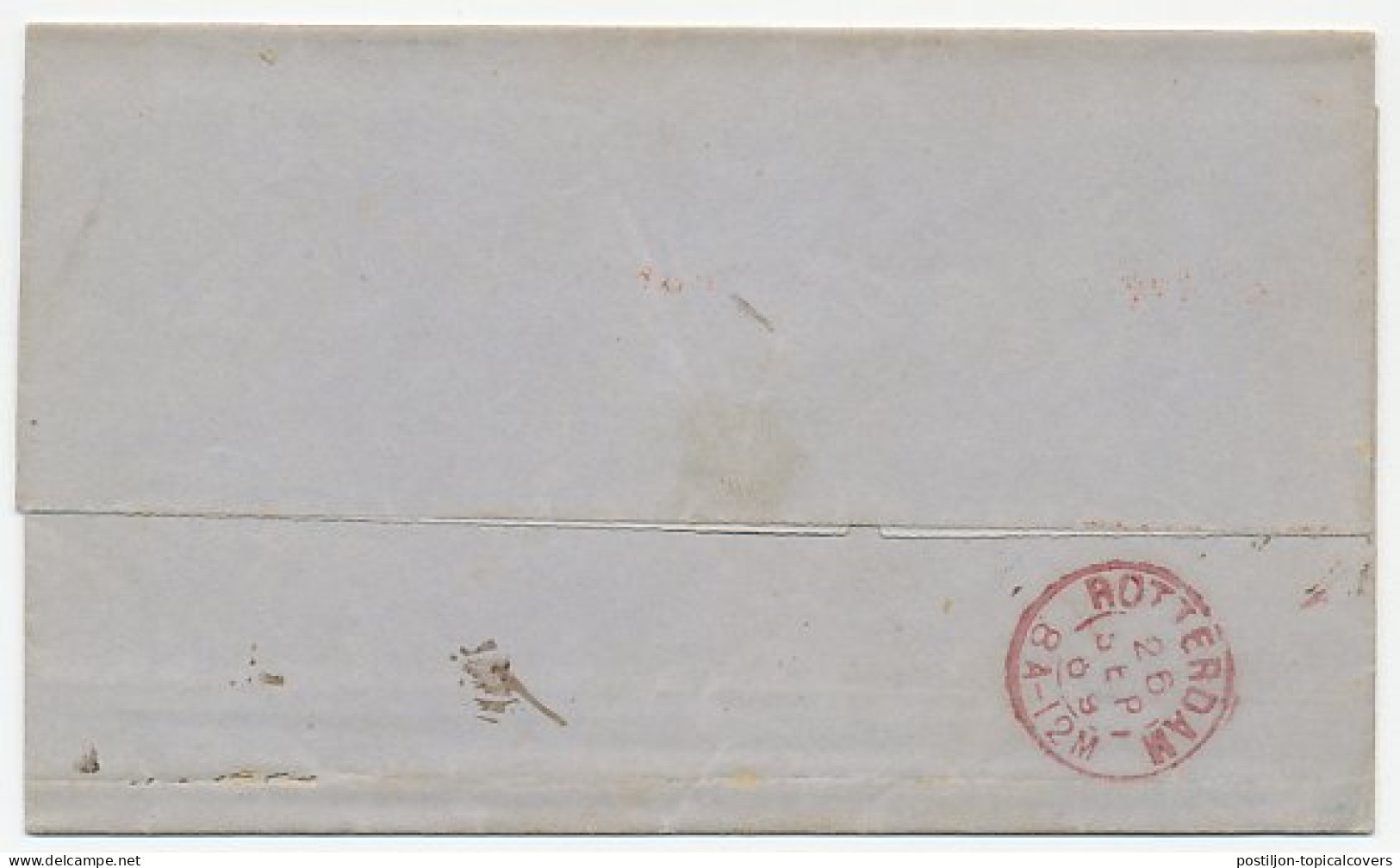 Naamstempel Bodegraven 1869 - Briefe U. Dokumente