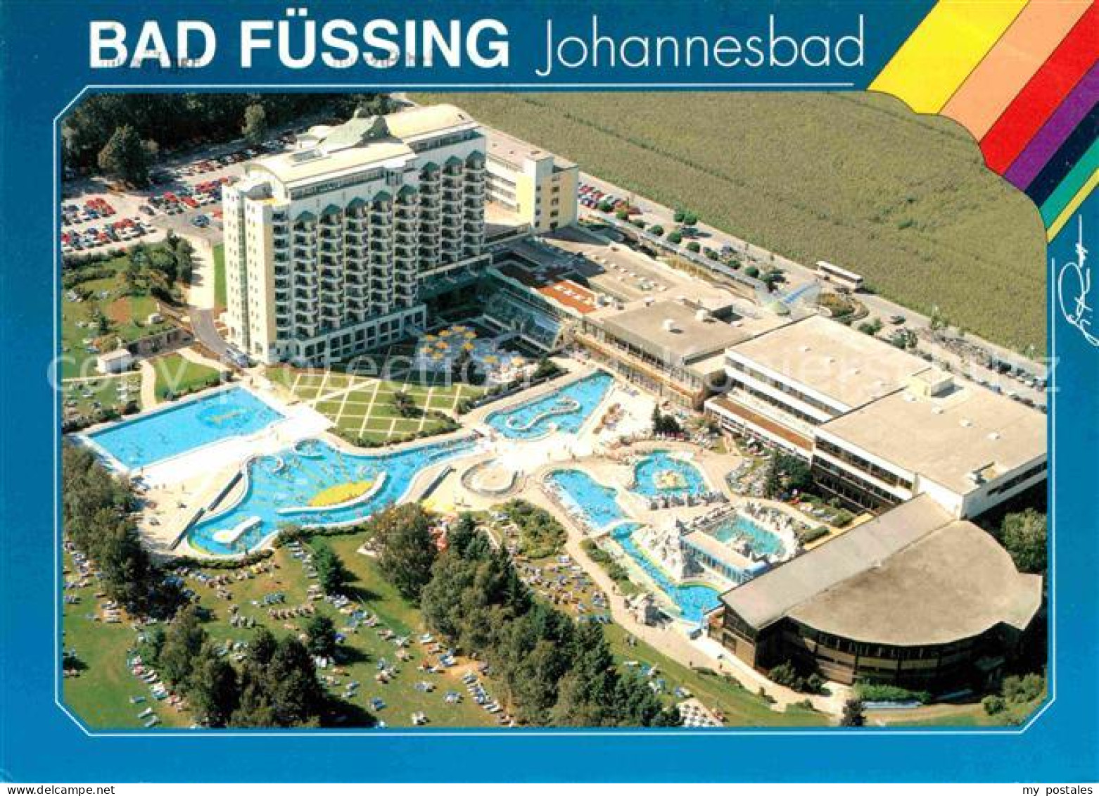 72783937 Bad Fuessing Johannesbad Fliegeraufnahme Aigen - Bad Füssing