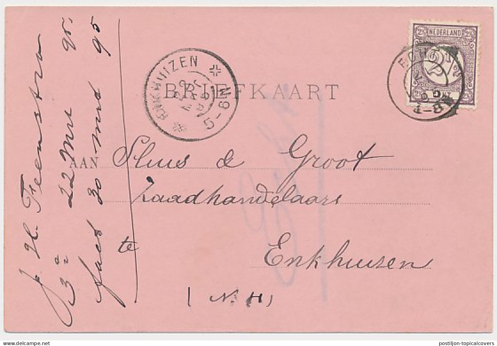 Kleinrondstempel Echt 1895 - Non Classés