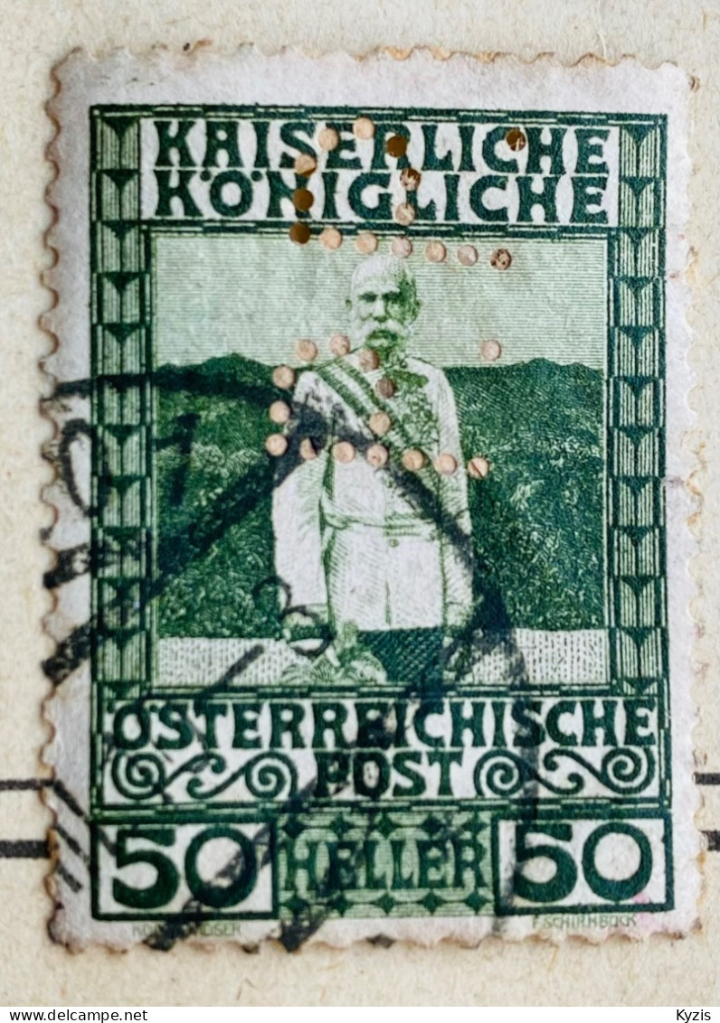 AUTRICHE - Numéro Michel 150 W - 1908, Soixantième Anniversaire De L'accession Au Trône - BELLES PERFORATIONS « P . P » - Used Stamps