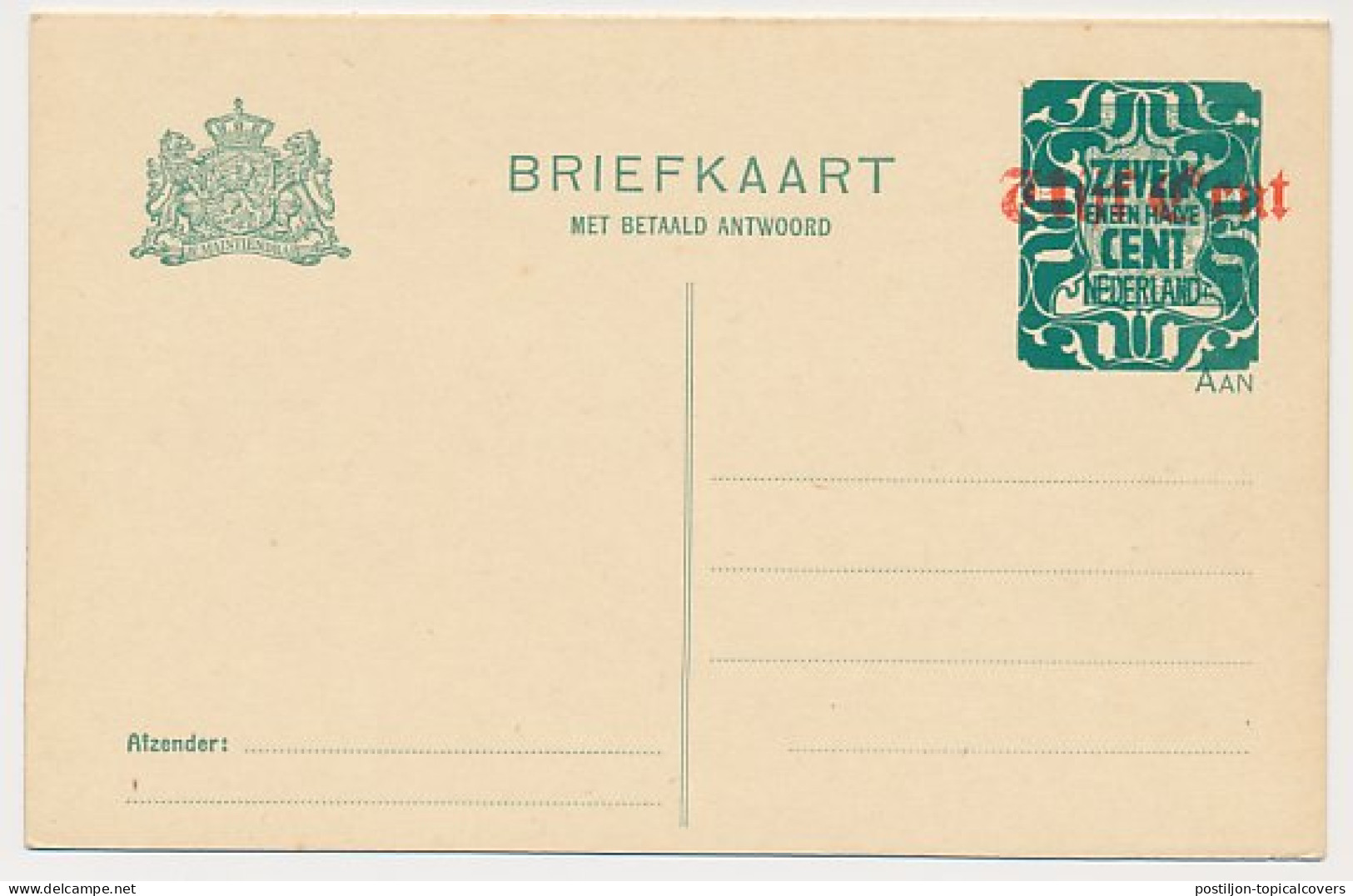 Briefkaart G. 184 - Entiers Postaux