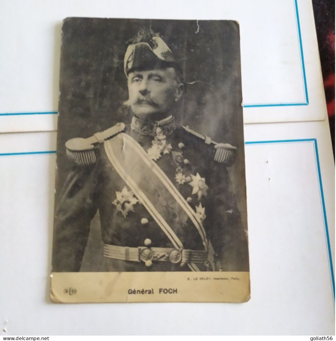 CPA Photo Du Général Foch - Personaggi